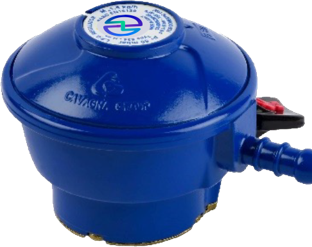 A 50 millibar regulator without a safety valve